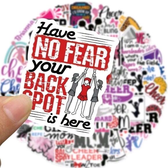Cheerleader Cheer Stickers - Picture 3 of 5